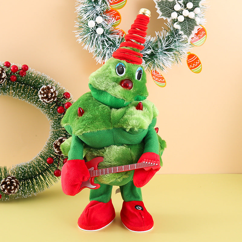 Electric Dancing Plush Christmas Tree Toy