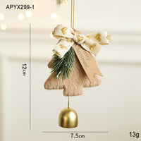 Khaki christmas tree bells