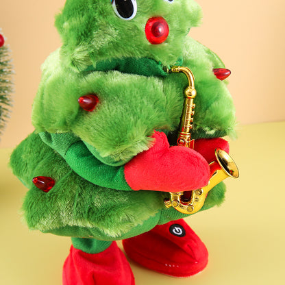 Electric Dancing Plush Christmas Tree Toy