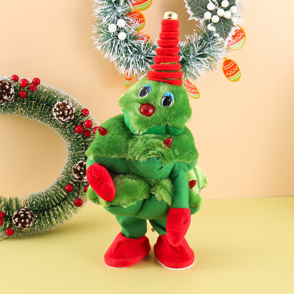 Electric Dancing Plush Christmas Tree Toy