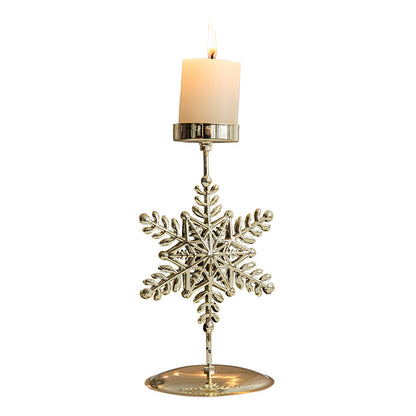 Retro Iron Christmas Candlestick Decorations