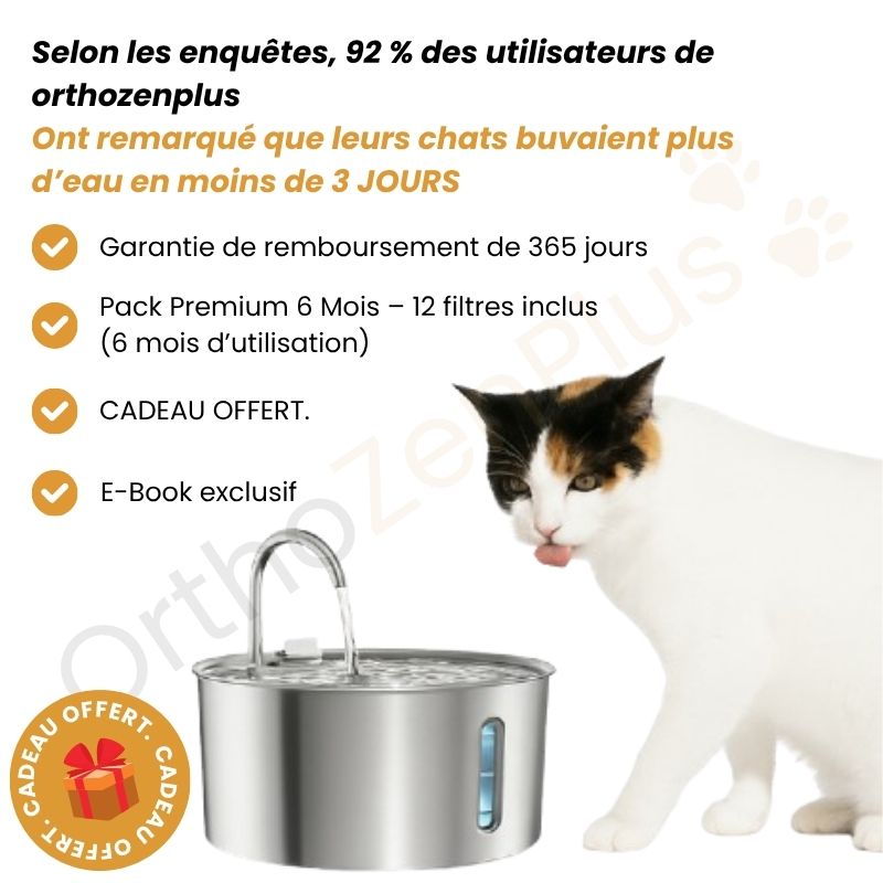 fontaine N1 recommandée par les vétérinaires